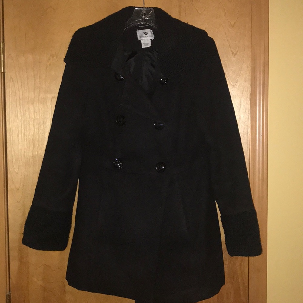 Black winter coat